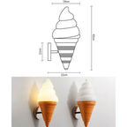 Modern LED Ice Cream Wall Sconce for Home Decor & Cafe Lighting