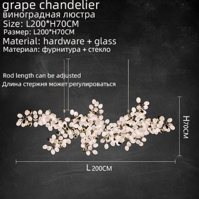 Nordic Luxury Grapes Chandelier for Elegant Home Decor