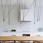 Geometric Pendant Lamp Modern Simple Lights Decoration Vintage Kitchen Coffe