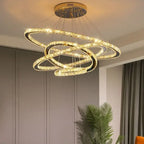 Modern Crystal Ceiling Chandelier Pendant Light for Home Decor Bedroom Living Room