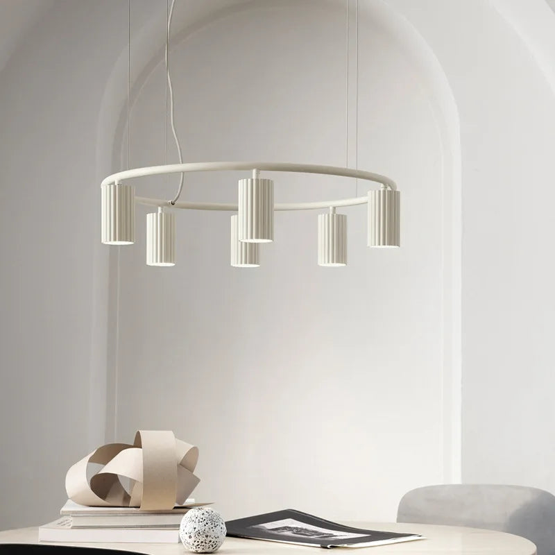 Nordic Macaron Led Chandelier Dining Pendant Lights for Living Room and Bar