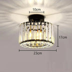 Glass Crystal LED Ceiling Chandelier for Home Decor
