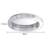 Crystal Round Ceiling Lamp for Modern Minimalist Indoor Lighting décor