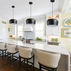 Nordic Wood Pendant Lights with Aluminum Shade for Home Restaurant Bar Hotel Café