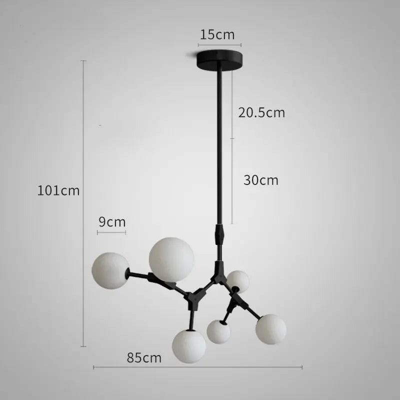 Iron Magic Molecular Pendant Lights for Living Room Dining Room Decor