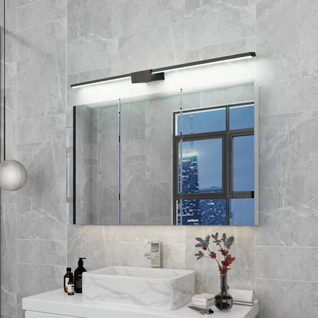 LED Bathroom Mirrors with Lights, Wall Lamps, and Vanity Light Fixtures