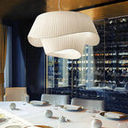 Fabric Pendant LED Light: Nordic Designer Hanging Lamp for Bedroom Decor