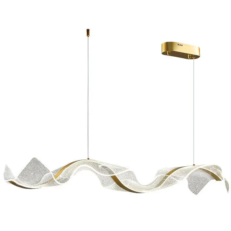 Gold Acrylic LED Pendant Lamps - Nordic Design for Home Decor Lighting