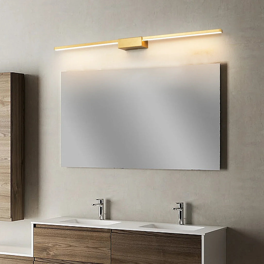 LED Bathroom Mirrors with Lights, Wall Lamps, and Vanity Light Fixtures