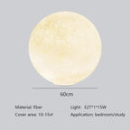 Nordic Moon LED Floor Lamp for Home Decoration and Bedroom Lighting