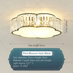 Crystal Light: Modern Restaurant Hotel Ceiling Light for Living Room