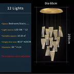 Duplex Building Chandelier: Modern, Luxurious, LED, Large, Creative, Villa Pendant Lamp