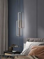 Modern Rectangle LED Pendant Chandelier Luminaire for Home Decor and Lighting