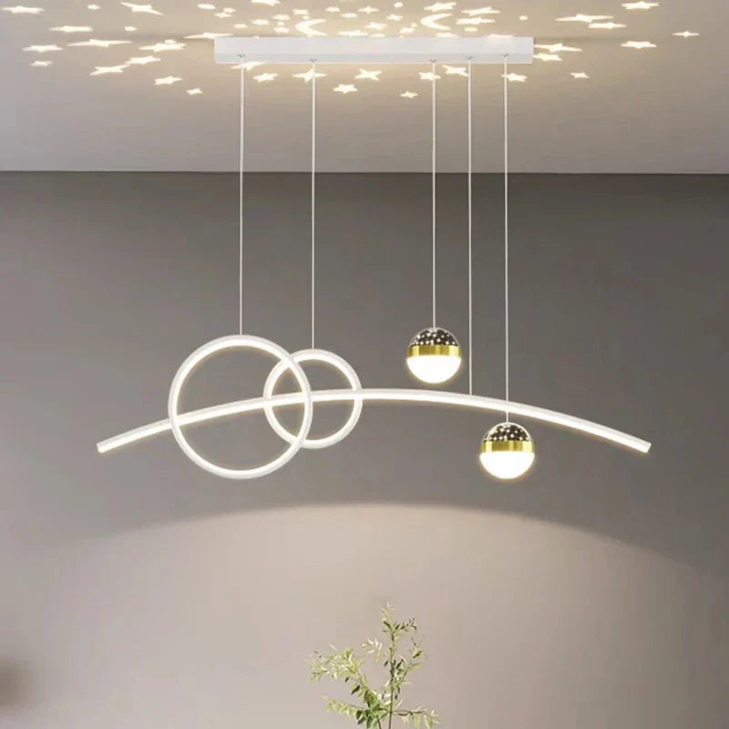 Modern Indoor LED Pendant Ceiling Chandelier for Dining Room
