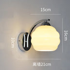 Glass Wall Lamp: Modern Aisle & Bedroom Wall Lights with Nordic Design