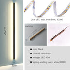 Nordic Minimalist LED Wall Lamp for Modern Indoor Lighting.