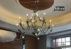 Swan Pendant Chandelier: Elegant European Style for Living Room, Bedroom, Restaurant