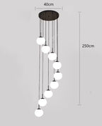 Modern Pendant Light: Indoor LED Chandelier for Dining Room & Home Decor