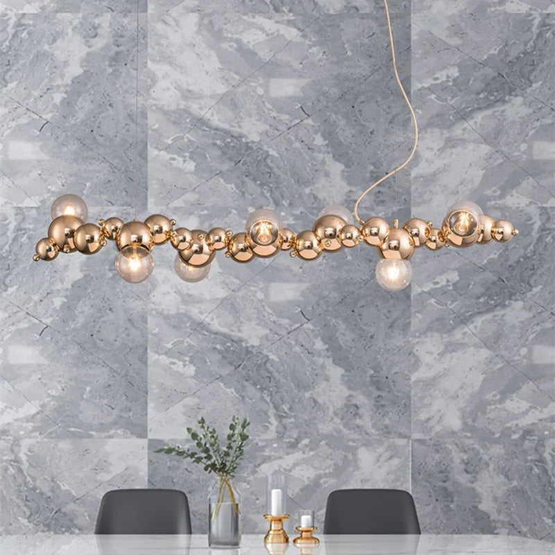 LED Caterpillar Chandelier: Stylish Long Pendant Lamp for Living Room, Restaurant, Hotel