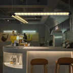 Long Bar Restaurant Pendant Light: Industrial Style for Coffee Shop and Office