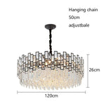 Modern Crystal Chandelier for High-End Living Room Decor Lighting