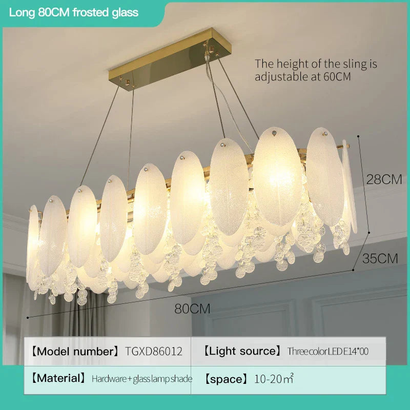 Cream Wind LED Chandelier for Master Bedroom, Living Room & Children's Room