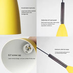 Nordic Minimalist 3 Pendant Lighting for Dining Table Kitchen Island