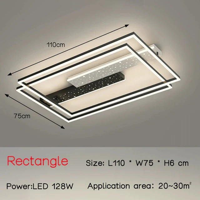 Modern Ceiling Chandelier Light for Bedroom Living Room Indoor Decor Lighting