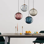 Glass Ball Lustre Pendant Lights - Modern Nordic Design for Kitchen, Bedroom, or Restaurant