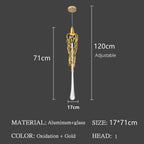 Branch Art Cage Crystal Chandelier for Modern Dining Room Lighting