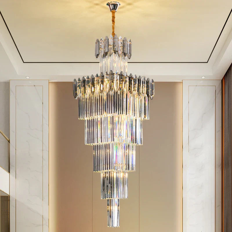 Crystal Chandelier: Elegant Light Fixture for Luxury Interiors