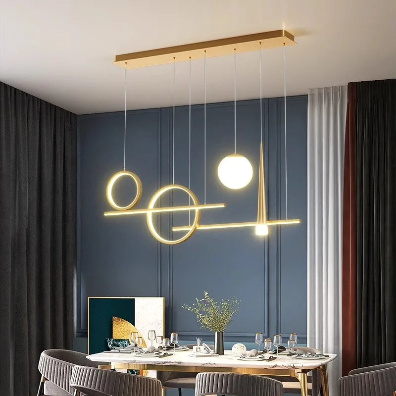 Modern LED Ceiling Lamp Chandelier for Bedroom and Dining Room