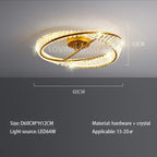 Crystal Stainless Steel Ceiling Pendant Light for Luxurious Living