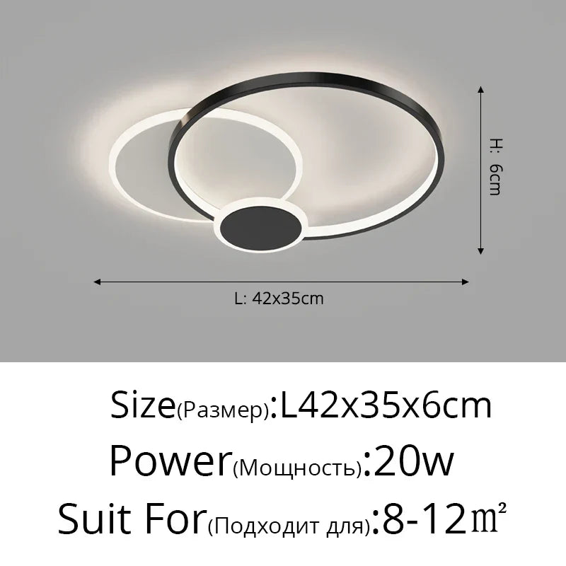 Modern LED Chandeliers Ceiling Lights Living Dining Bedroom Indoor Lighting