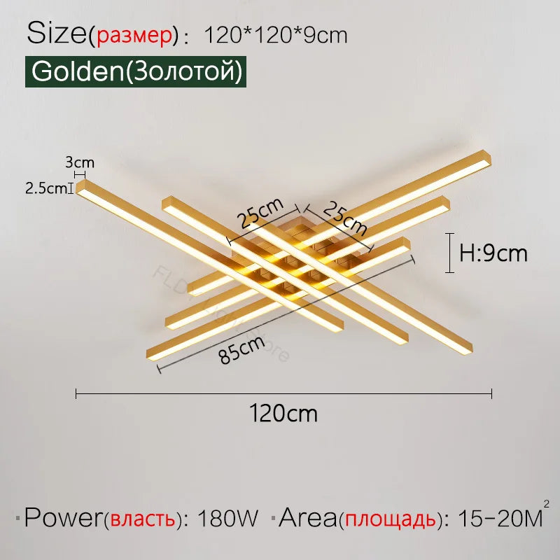 Modern Nordic Duplex Villa Ceiling Light for Living Room Bedroom Hall