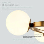 Glass Ball Chandelier LED Hanging Lamp Modern Nordic Style Pendant Light