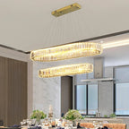 Crystal LED Chandelier: Modern Luxury Lighting for Living & Dining Room