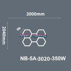 Honeycomb LED Ceiling Light for Car Showroom and Workshop