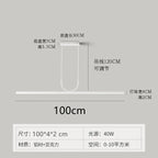 Black Art LED Ceiling Chandelier for Kitchen Island and Dining Room