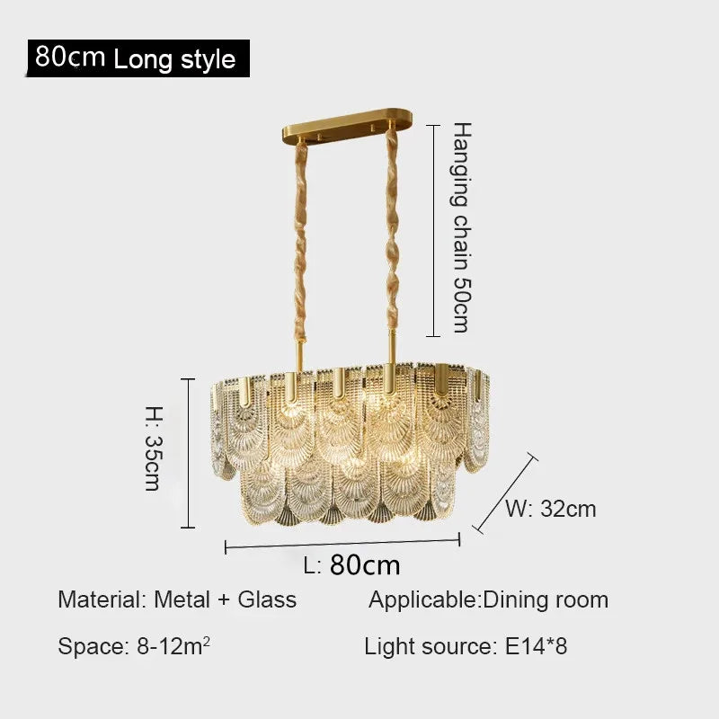 Crystal Chandelier: Modern Luxury Ceiling Lamp for Living Room, Bedroom, or Restaurant