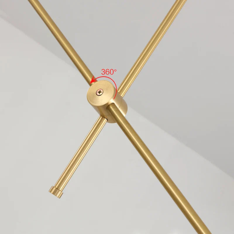 Magic Bean Iron Chandelier: Modern Nordic LED Fixture for Living Room & Bedroom