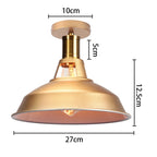 Vintage Industrial LED Metal Ceiling Chandelier Loft Decor E27 Light