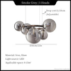 Magic Beans Chandelier: Modern Hanging Lamp for Dining Room & Parlor