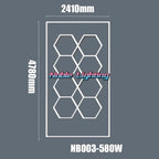 Honeycomb LED Ceiling Light for Car Showroom and Workshop