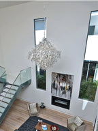 Nordic Chrome Crystal Pendant Lamp for Elegant Home Décor