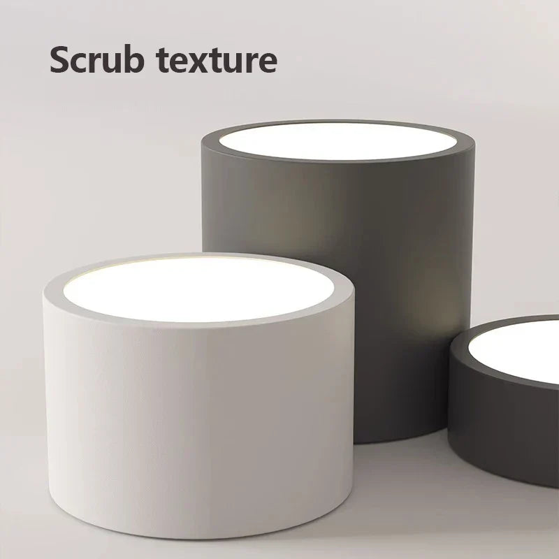 Cylinder LED Ceiling Lamp for Living Room and Bedroom Decor