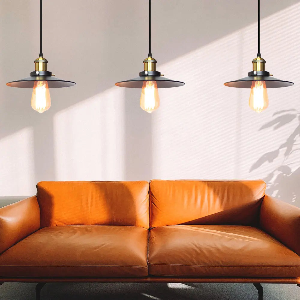 Retro Pendant Lights: Industrial Living Room Hanging Lamp Luminaire Vintage Lighting
