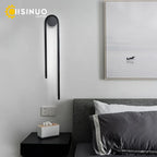 U-Shaped Wall Lamp: Industrial Black Gold Lighting for Home Decor