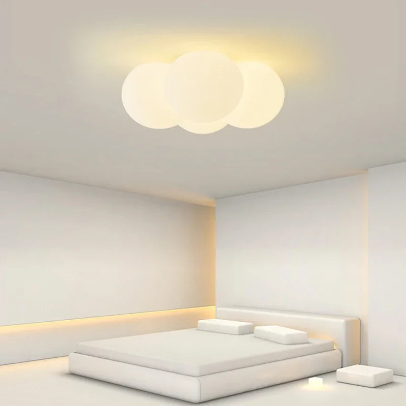 Nordic White Ball Chandelier Pendant Light for Stylish Home Decor