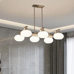 Modern Nickel LED Chandelier Light for Living, Dining, Bedroom - Luminaire